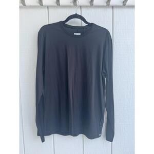 Rag & Bone Black Long Sleeve Men's Classic Base Tee (Medium)